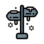 Signpost Road Sign Street Guidepost SVG Icon